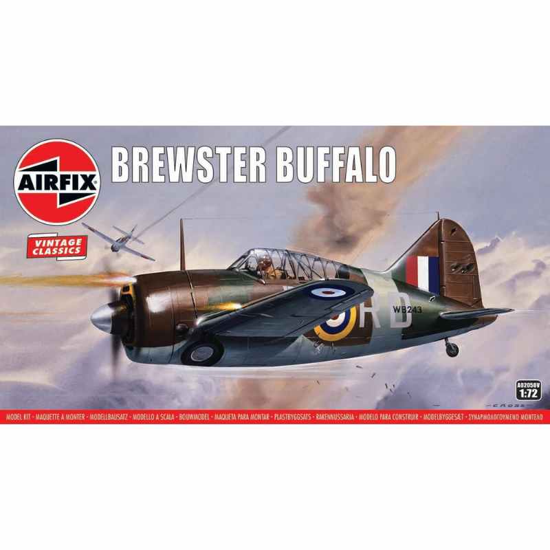 Airfix Vintage Classics US Brewster Buffalo (1:72 Scale)